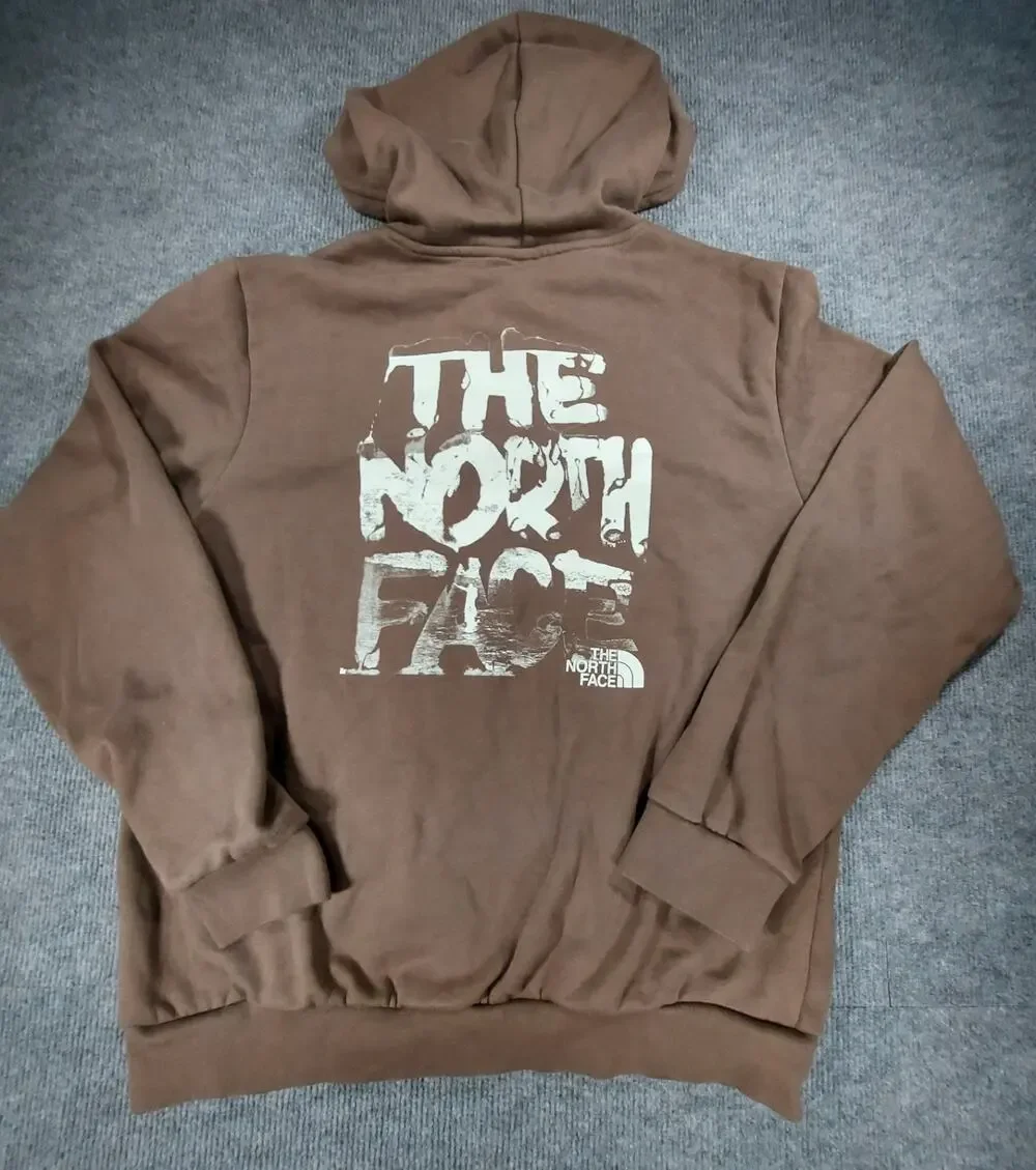 The North Face Men's Evolution Nature Exposure Hoodie Smokey Brown Size Medium M